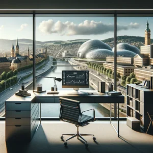 AI picture virtual office in Stuttgart